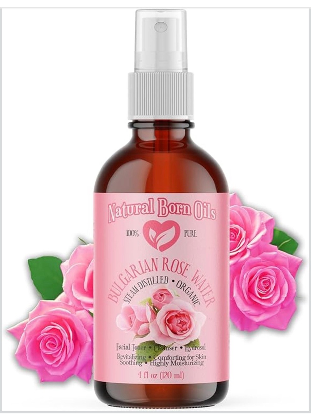 Rose Water Spray For Dry, Normal, Oily and Anti Aging